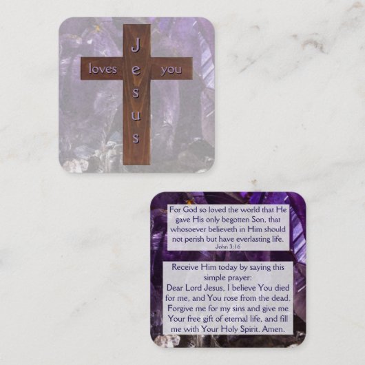 福音書カード スクエア名刺 (正面/裏面)