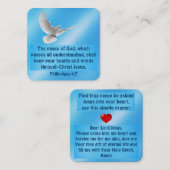 福音書カード スクエア名刺 (正面/裏面)