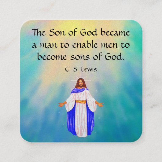 福音書カード スクエア名刺 (正面)