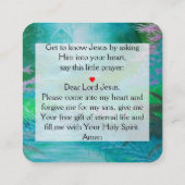 福音書カード スクエア名刺 (裏面)