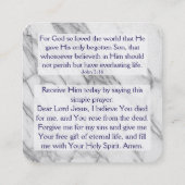 福音書カード スクエア名刺 (裏面)