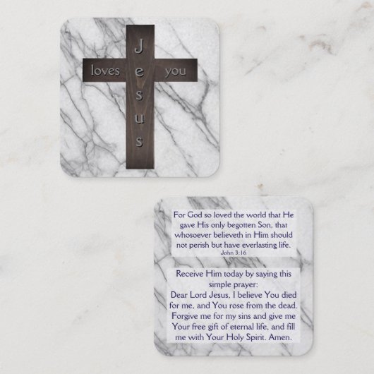 福音書カード スクエア名刺 (正面/裏面)