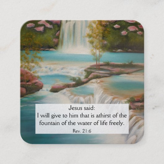 福音書カード スクエア名刺 (正面)