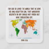 福音書カード スクエア名刺 (正面)