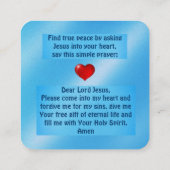 福音書カード スクエア名刺 (裏面)