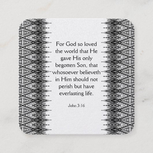 福音書カード スクエア名刺 (正面)