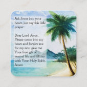 福音書カード スクエア名刺 (裏面)