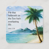 福音書カード スクエア名刺 (正面)