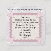 福音書カード スクエア名刺 (裏面)