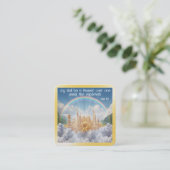 福音書カード スクエア名刺 (スタンド正面)