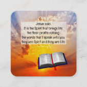 福音書カード スクエア名刺 (正面)