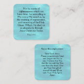 福音書カード スクエア名刺 (正面/裏面)