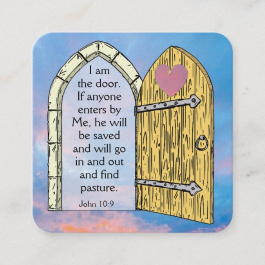 福音書カード スクエア名刺 (正面)