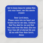 福音書カード スクエア名刺 (裏面)