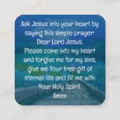 福音書カード スクエア名刺 (裏面)