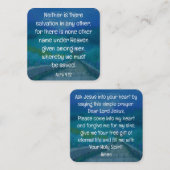 福音書カード スクエア名刺 (正面/裏面)