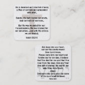 福音書カード スクエア名刺 (正面/裏面)