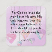 福音書カード スクエア名刺 (正面)