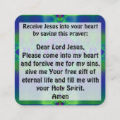 福音書カード スクエア名刺 (裏面)