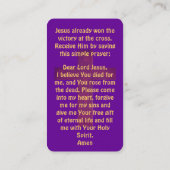 福音書カード 名刺 (裏面)