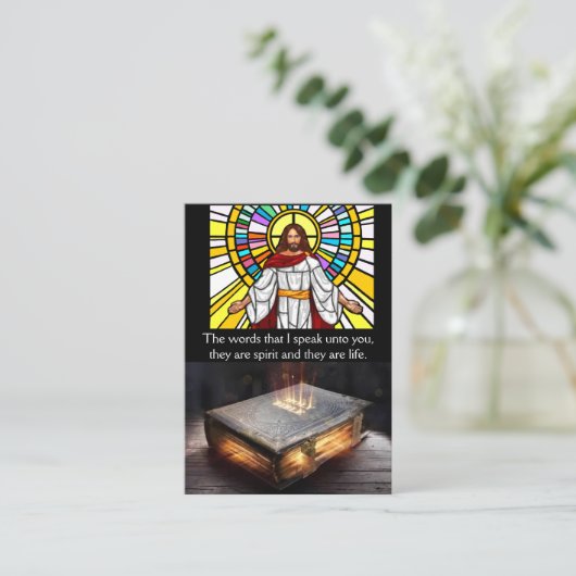 福音書カード 名刺 (スタンド正面)