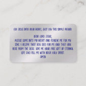 福音書カード 名刺 (裏面)