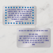 福音書カード 名刺 (正面/裏面)