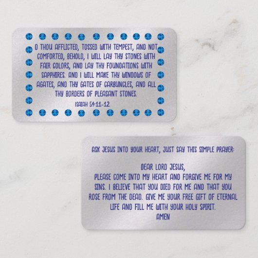 福音書カード 名刺 (正面/裏面)