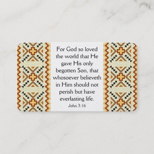 福音書カード 名刺 (正面)