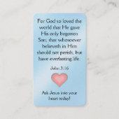 福音書カード 名刺 (正面)