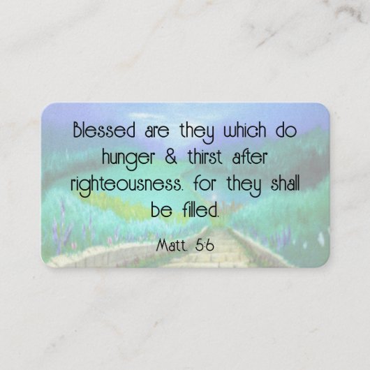 福音書カード 名刺 (正面)