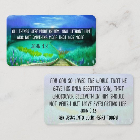 福音書カード 名刺 (正面/裏面)