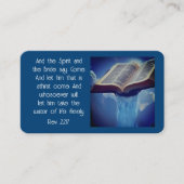 福音書カード 名刺 (正面)