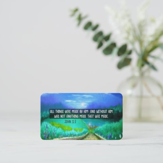 福音書カード 名刺 (スタンド正面)