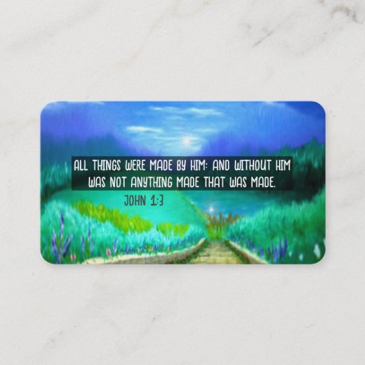 福音書カード 名刺 (正面)