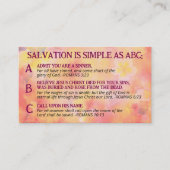 福音書第ABC救世キリスト教福音主義KJV 名刺 (正面)