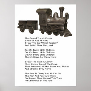 福音TRAIN-POSTER-WITHの歌の叙情詩 ポスター