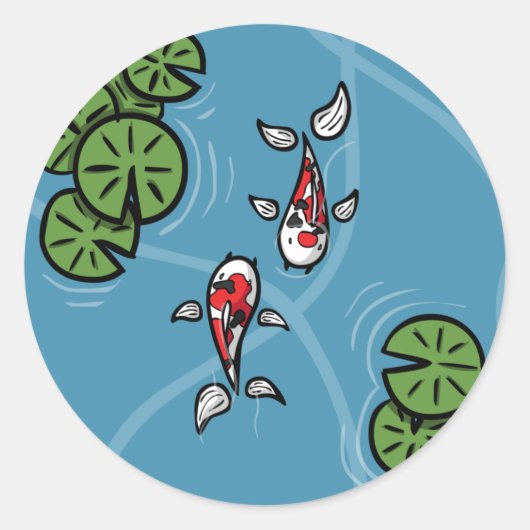 福・平和ステッカー ラウンドシール (正面)