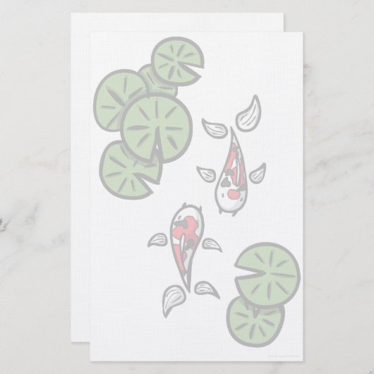 福・平和文房具 便箋 (正面/裏面)