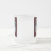 "禿げたあります美しいですが!" 白頭鷲のマグ フロストグラスマグカップ (中央)