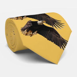 禿げたワシが空に飛び込む ネクタイ