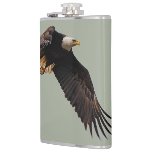 禿げたワシが空に飛び込む フラスク (左)