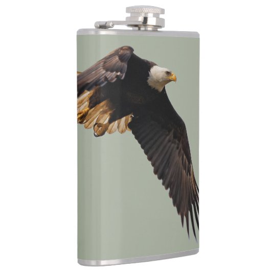 禿げたワシが空に飛び込む フラスク (右)