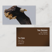 禿げたワシが空に飛び込む 名刺 (正面/裏面)