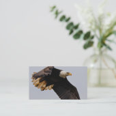 禿げたワシが空に飛び込む 名刺 (スタンド正面)