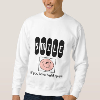 禿げた人を愛すればスマイル。 (コーカサス地方版) スウェットシャツ