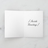 "禿げた人"の幸せな休日 シーズンカード (内部)