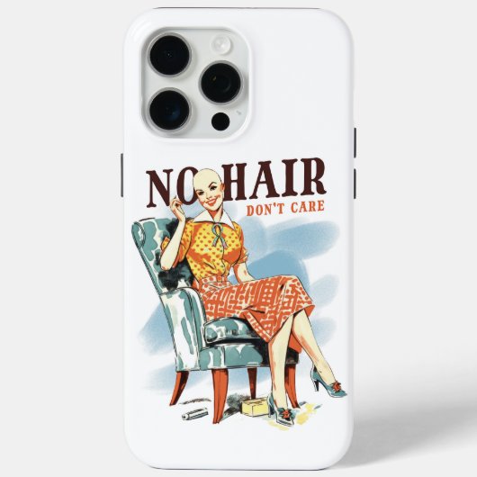 禿げた女性戦士のがん認識度 Case-Mate iPhoneケース (裏面)