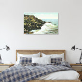 禿げた崖の景色 キャンバスプリント (インサイチュ (寝室))