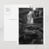禿げた川はbw.jpg落ちます ポストカード (正面/裏面)